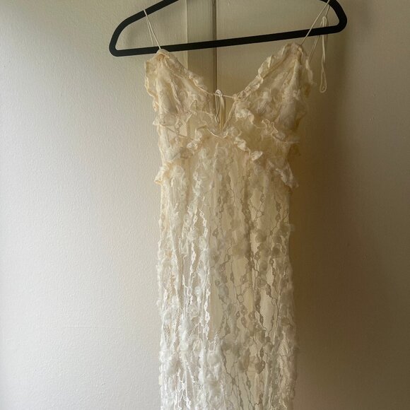 Free People For Love & Lemons Ysabelle Maxi Dress Size: XS - Picture 5 of 9